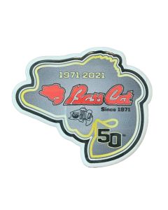 Bass Cat 50th Anniversary Decal
