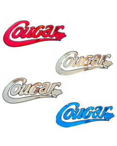 Cougar Domed Decal Old Style