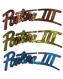 Holographic Pantera III Domed Decal