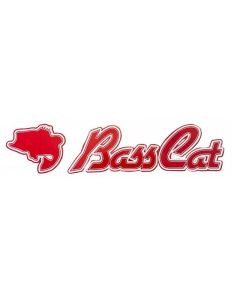 Large 27" Window Decal  Red with White Outline