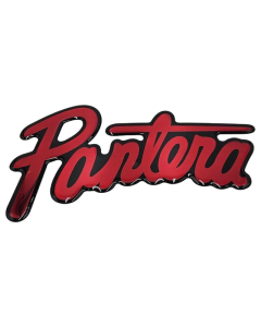 Domed Boat Model Decal Pantera Red