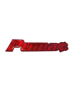Puma FTD Domed Decal   Red