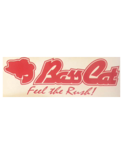 Flat Window Decal  Red
