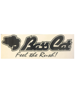 Flat Window Decal  Black