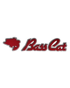 Bass Cat Hull Decal    Red