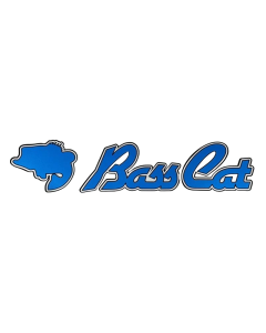 Bass Cat Hull Decal Blue