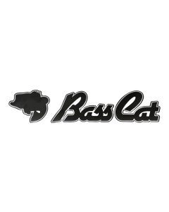 Bass Cat Hull Decal Black