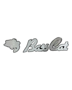 Bass Cat Hull Decal White