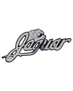Domed Boat Model Decal Jaguar  Silver