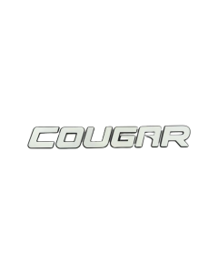COUGAR SILVER/BLACK '22 DECAL 14X1.95