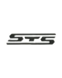 STS Domed Decal Black