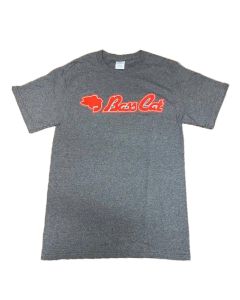 Bass Cat- 5 Pound Bass Tee - Gray 