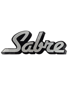 DECAL - SABRE - FLAT SILVER