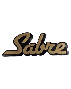 DECAL - SABRE - FLAT GOLD