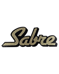 DECAL - SABRE - FLAT SPARKLE GOLD