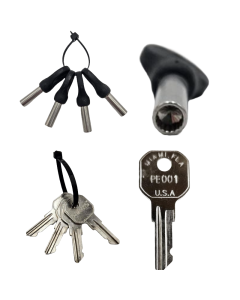 Compartment Key Replacements - 4 Pack