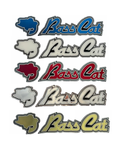 LARGE Domed BassCat Logo Decal