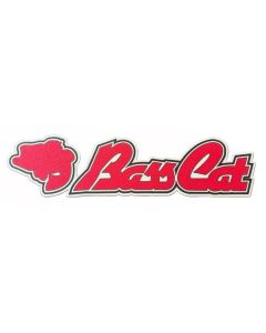 Bass Cat Small Carpet Logo    Red