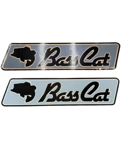Flat Trailer Decal  - BassCat Logo - LARGE