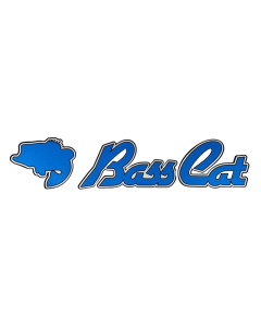 Bass Cat Hull Decal    Blue