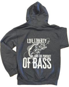 Bass Cat Life, Liberty and the Pursuit of Bass Hoodie