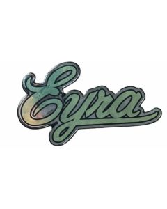 Eyra Domed Decal   Gold