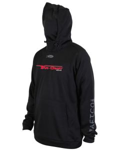 Yar-Craft AFTCO Reaper Fleece Hoodie Black with Red Logo