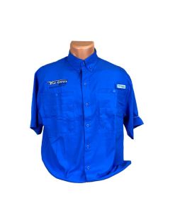 Yar-Craft Mens PFG Tamiami II Short Sleeve Vivid Blue